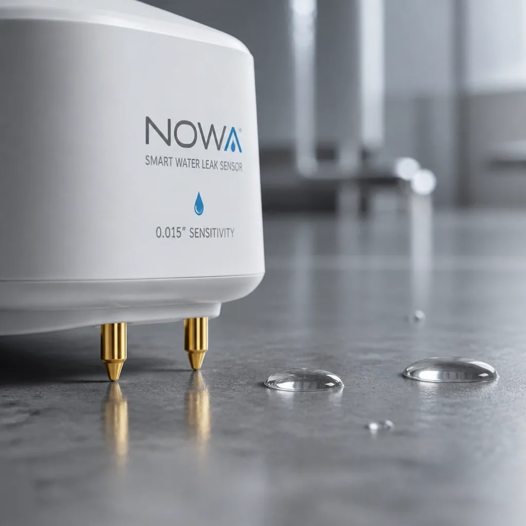 Close-up of a gold-plated sensor probe designed for long-term reliability and extreme sensitivity.